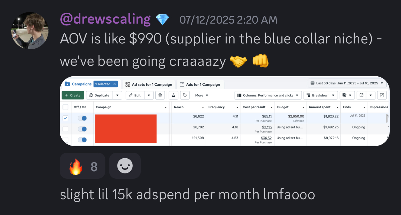 Drew — Scaling supplier campaigns